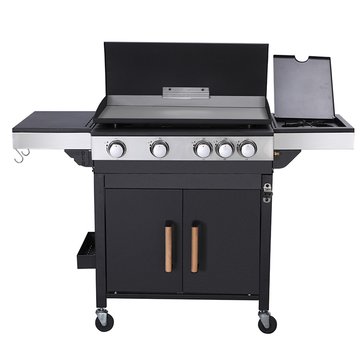 4 Burner Gas Griddle နှင့် Plancha