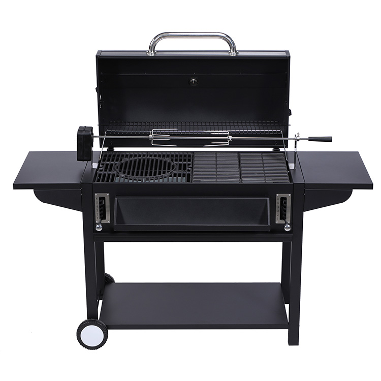 Deluxe Charcoal Barbecue Trolley အကင်